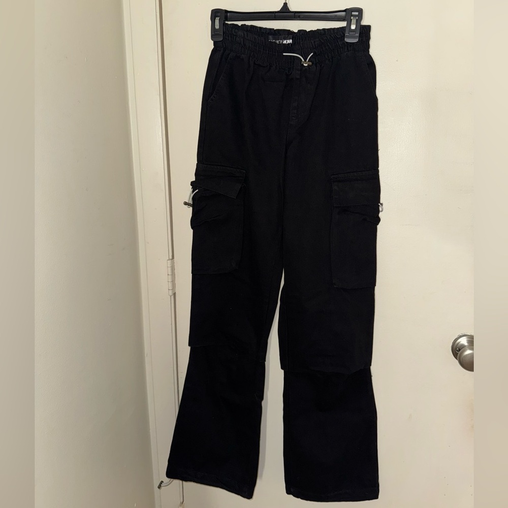 Women's Black Cargo Pants